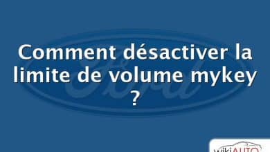 Comment désactiver la limite de volume mykey ?